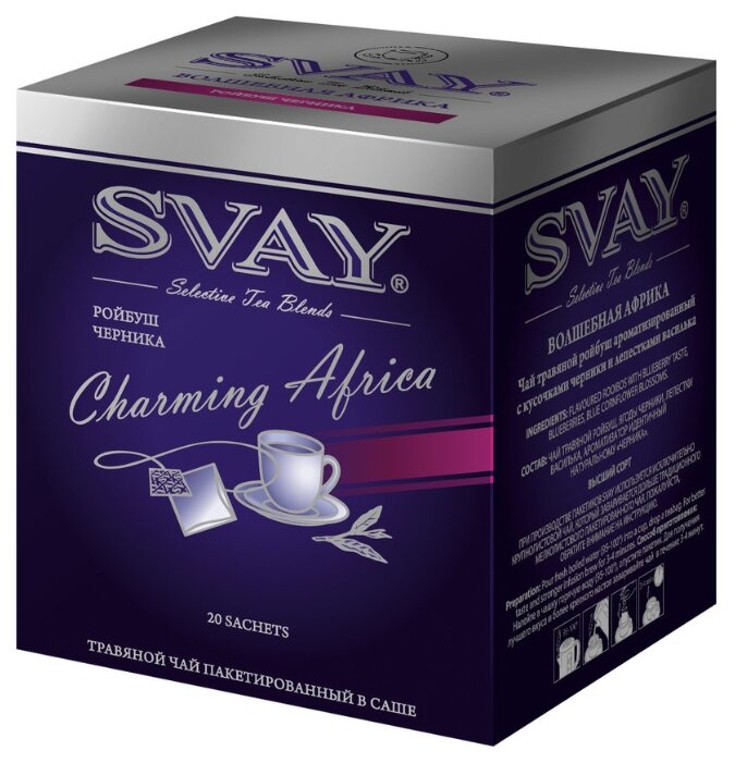 Чай травяной Svay Charming Africa в пакетиках (фото modal 1)