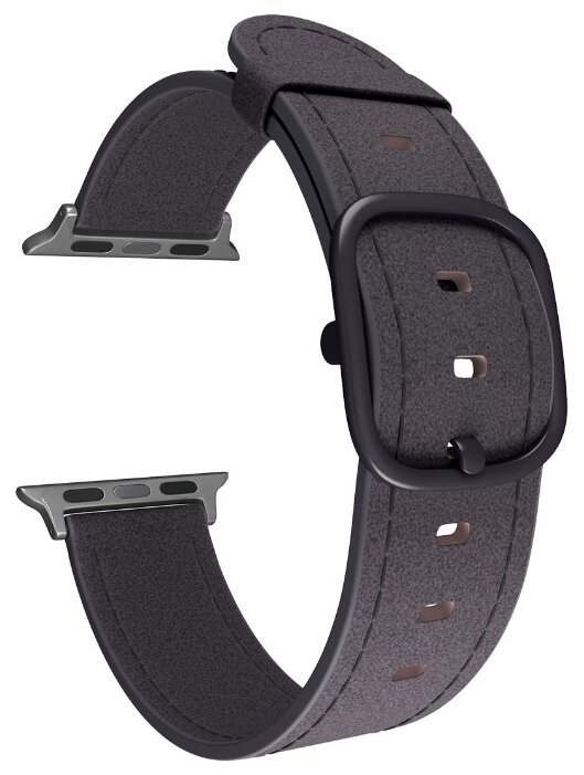 Lyambda Кожаный ремешок Minkar для Apple Watch 42/44 mm (DSP-03) (фото modal 1)