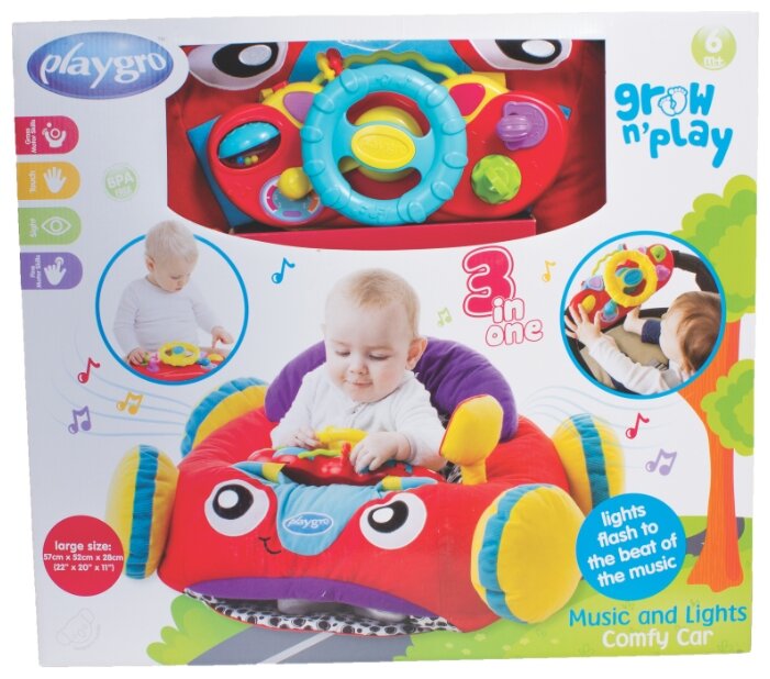 Интерактивная развивающая игрушка Playgro Музыкальный автомобиль (фото modal 4)