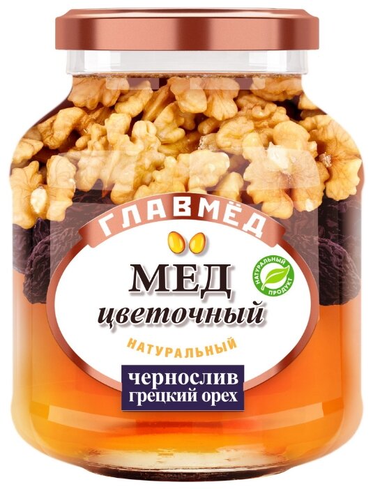 Мед Главмёд с черносливом и грецким орехом (фото modal 1)