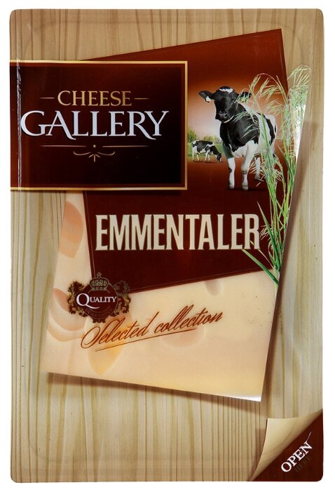 Сыр Cheese Gallery эмменталер полутвердый 45% (фото modal 1)