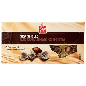Набор конфет Fine Life Sea Shells, молочный шоколад, 500г (фото modal nav 1)