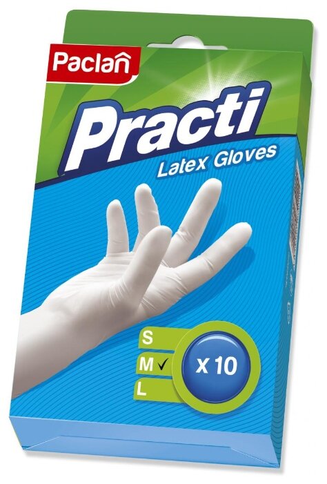 Перчатки Paclan Practi латексные (фото modal 4)