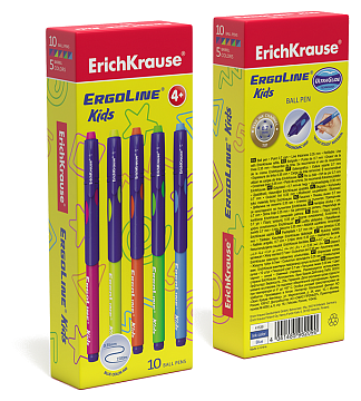 ErichKrause набор шариковых ручек ErgoLine Kids, Ultra Glide Technology (41539) (фото modal 2)