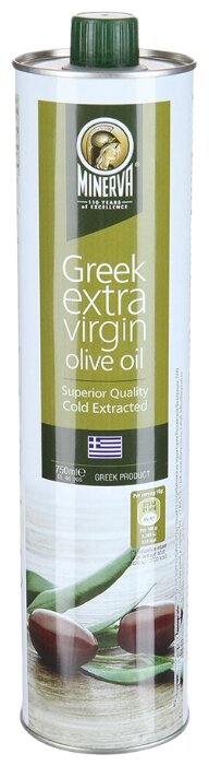 MINERVA Масло оливковое Extra Virgin, жестяная банка (фото modal 1)