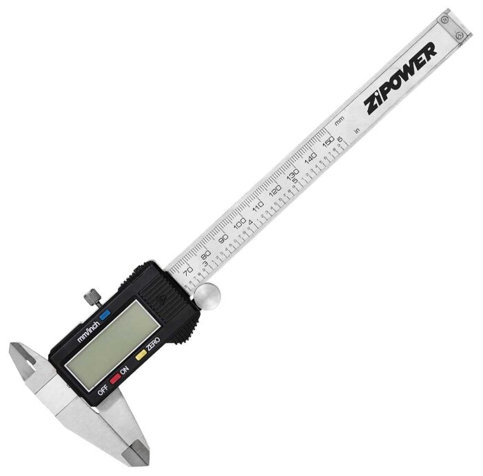 Цифровой штангенциркуль ZiPOWER PM4265 150 мм, 0.02 мм (фото modal 1)