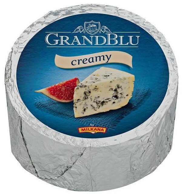 Сыр Milkana GrandBlu сливочный дорблю с голубой плесенью 56% (фото modal 2)