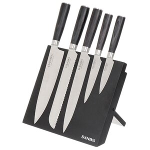 Набор Daniks Рамияно 5 ножей с подставкой (фото modal nav 1)