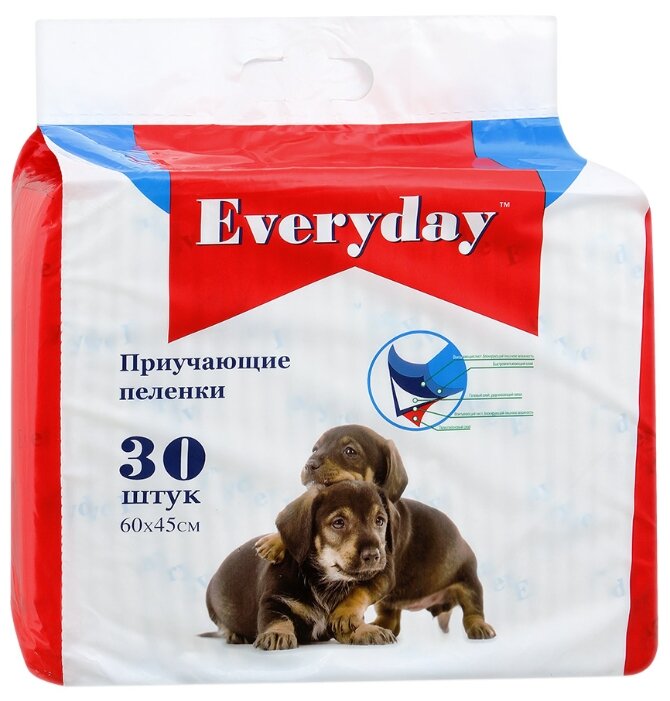 Пеленки для щенков впитывающие Everyday Гелевые 60х45 см (фото modal 2)