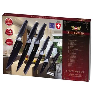 Набор Zillinger 5 ножей и овощечистка ZL-775 (фото modal nav 3)