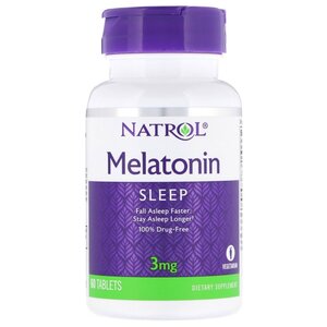Мелатонин Natrol Melatonin 3 mg (60 таблеток) (фото modal nav 1)