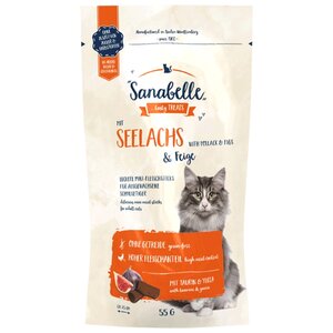 Лакомство для кошек Sanabelle Snack с сайдой и инжиром (фото modal nav 1)