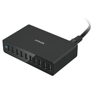 Сетевая зарядка ANKER Desktop Charger 10 USB (фото modal nav 1)