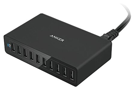 Сетевая зарядка ANKER Desktop Charger 10 USB (фото modal 1)