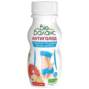 Питьевой йогурт Био Баланс Антиголод грейпфрут-имбирь 1.3%, 200 г (фото modal nav 1)