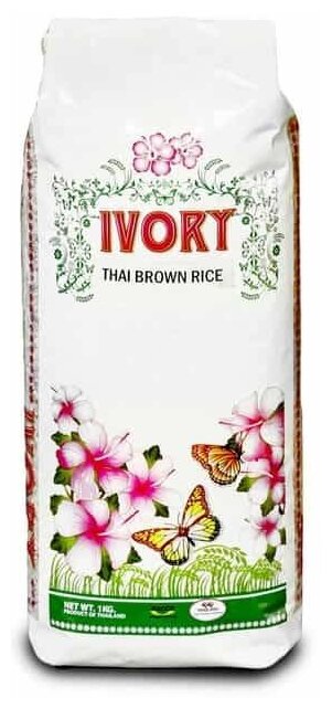 Рис Ivory тайский коричневый 1 кг (фото modal 1)