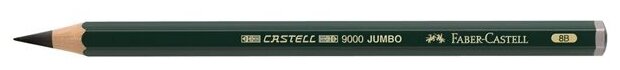 Faber-Castell Карандаш чернографитный Castell 9000 Jumbo 8В (фото modal 1)