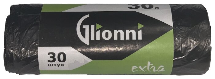 Мешки для мусора Glionni Extra 30 л (30 шт.) (фото modal 1)