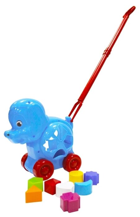 Каталка-игрушка Green Plast Собака (СР001) (фото modal 1)