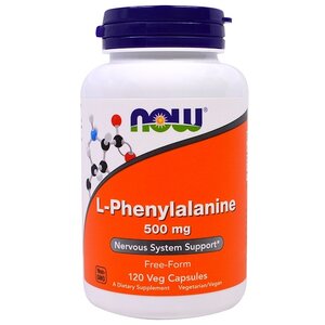 Аминокислота NOW L-Phenylalanine 500 mg (120 капсул) (фото modal nav 1)