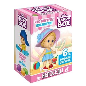Игрушка с конфетами Happy Box Непоседы 18 г (фото modal nav 1)