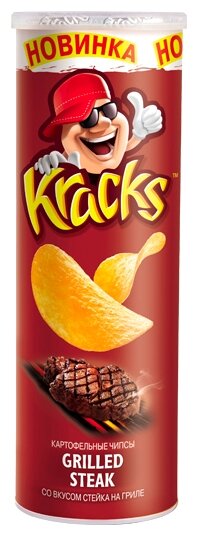 Чипсы Kracks картофельные Стейк на гриле (фото modal 1)