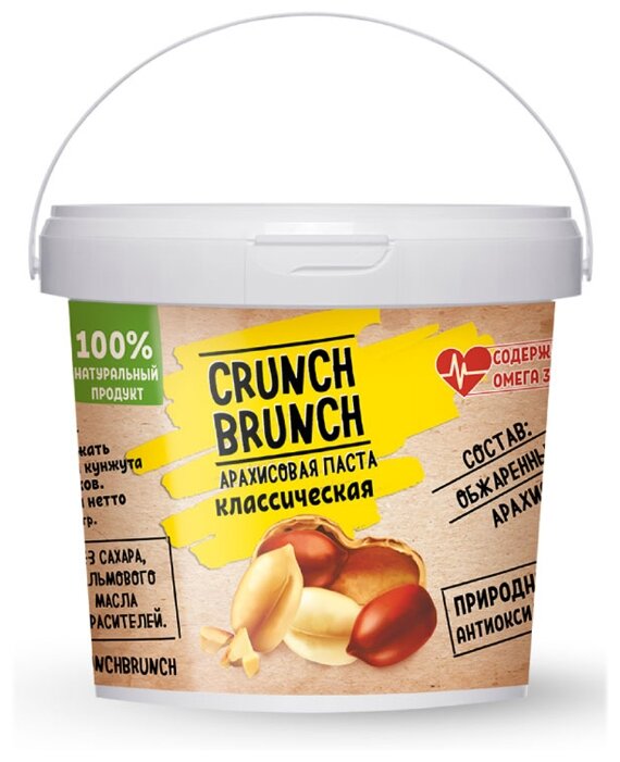 Crunch Brunch Арахисовая паста Классическая (фото modal 1)