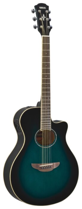 Гитара электроакустическая YAMAHA APX600 Oriental Blue Burst (фото modal 1)