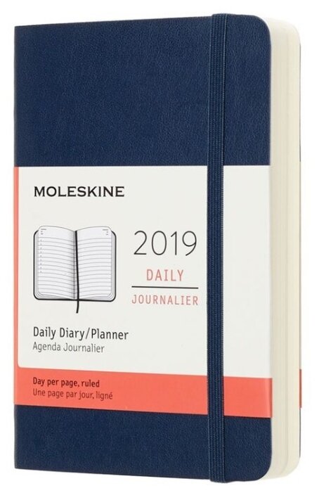 Ежедневник Moleskine Classic датированный на 2019 год, 200 листов (фото modal 1)