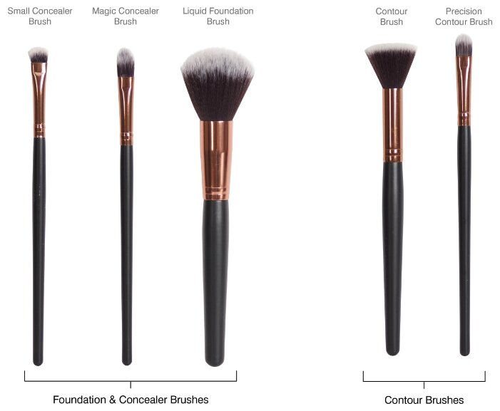 Набор кистей Rio 24 Piece Professional Cosmetic Make Up Brush Set, 24 шт. (фото modal 6)