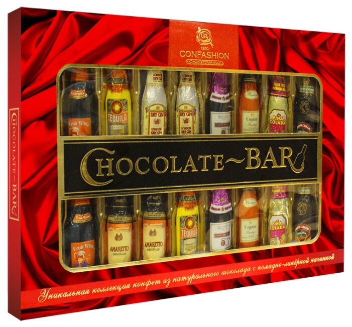 Набор конфет Confashion Chocolate-Bar Ассорти, горький шоколад, 240г (фото modal 1)