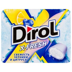 Жевательная резинка Dirol Cadbury X-Fresh свежесть черники и цитруса, 16 г (фото modal nav 1)
