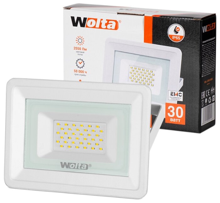 Прожектор светодиодный 30 Вт Wolta WFL-30W/06W (фото modal 4)