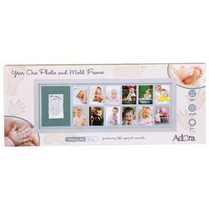ADORA Memory Kit - Рамка для детского отпечатка 12 месяцев белая (NP067) (фото modal nav 1)