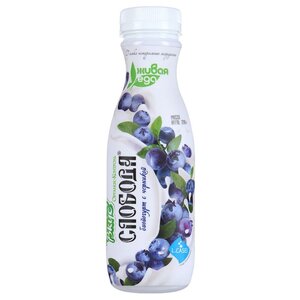 Питьевой йогурт Слобода Био с черникой 2%, 290 г (фото modal nav 1)