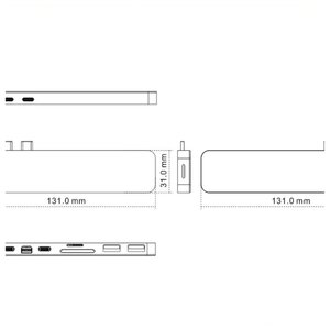 USB-концентратор HyperDrive Pro 8-in-2 (GN28D), разъемов: 4 (фото modal nav 8)