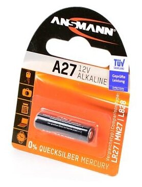 Батарейка ANSMANN A27 (фото modal 1)