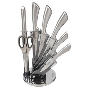 Набор Daniks 5 ножей, ножницы и мусат с подставкой YW-A235-5 (фото modal nav 1)