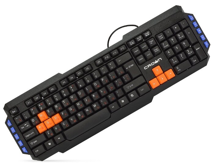 Клавиатура CROWN MICRO CMK-483 Black USB (фото modal 1)