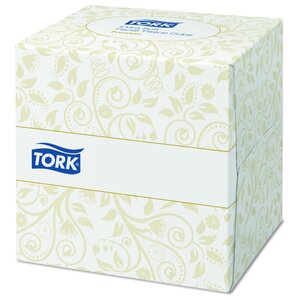 Салфетки TORK косметические ультрамягкие в форме куба 140278 (фото modal nav 1)