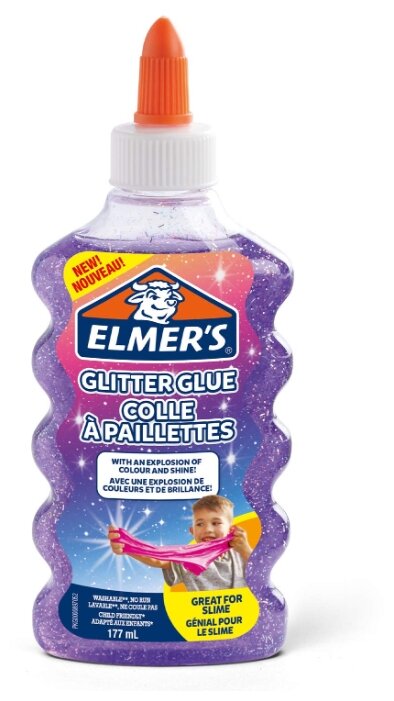 Elmer's Клей для декорирования Liquid Glitter Glue 177 мл (фото modal 5)