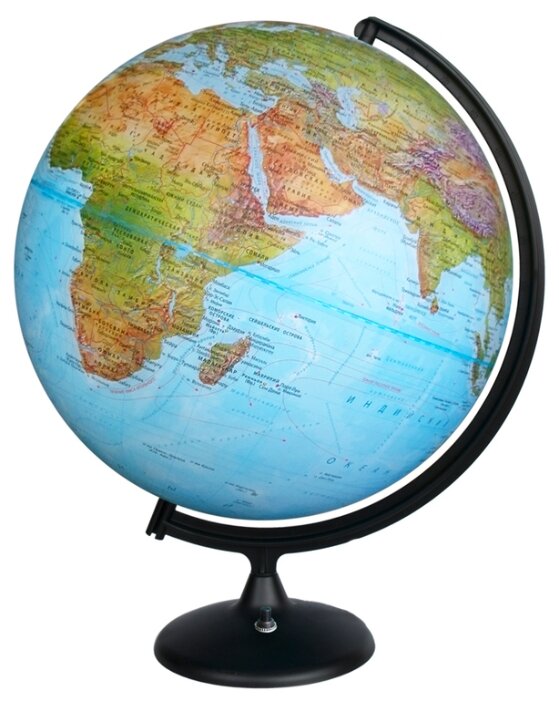 Глобус физико-политический Глобусный мир Двойная карта 420 мм (16032) (фото modal 1)