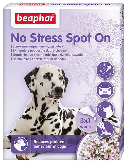 No Stress Spot On для собак капли (0.7мл х 3) Beaphar (фото modal 1)