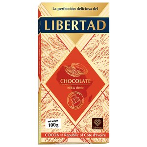 Шоколад Libertad молочный (фото modal nav 1)