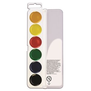 Луч Краски акварельные Классика 6 цветов, медовые, без кисти (19С1282-08) (фото modal nav 3)
