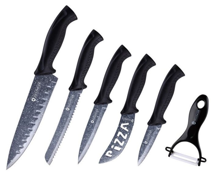 Набор Zillinger 5 ножей и овощечистка ZL-833 (фото modal 1)