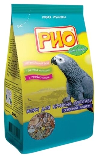 RIO корм Daily feed для крупных попугаев (фото modal 1)