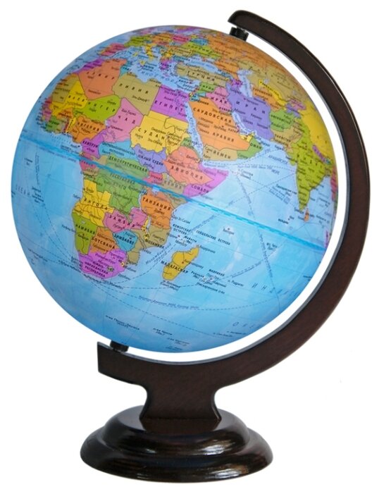 Глобус физико-политический Глобусный мир Двойная карта 250 мм (10394) (фото modal 1)