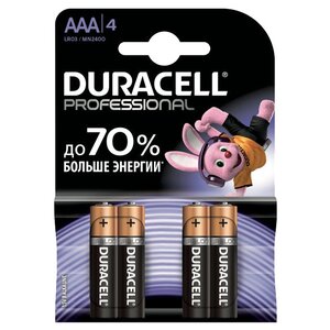 Батарейка Duracell Professional ААА/LR03 (фото modal nav 2)
