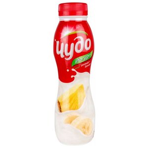 Питьевой йогурт Чудо ананас-банан 2.4%, 270 г (фото modal nav 1)